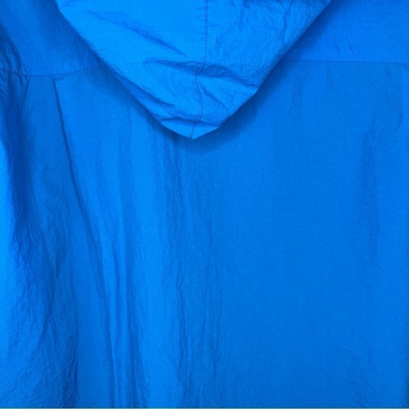 Vintage 90’s Sports Accent Blue Vibrant Hoodie Long Sleeve Medium Mens - Picture 6 of 10